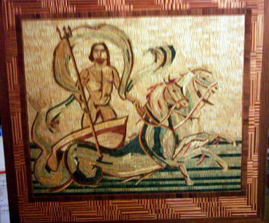 Neptune, d'après une mosaïque de Cirta (Constantine), Algérie